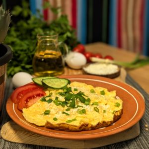 Omletă cu legume