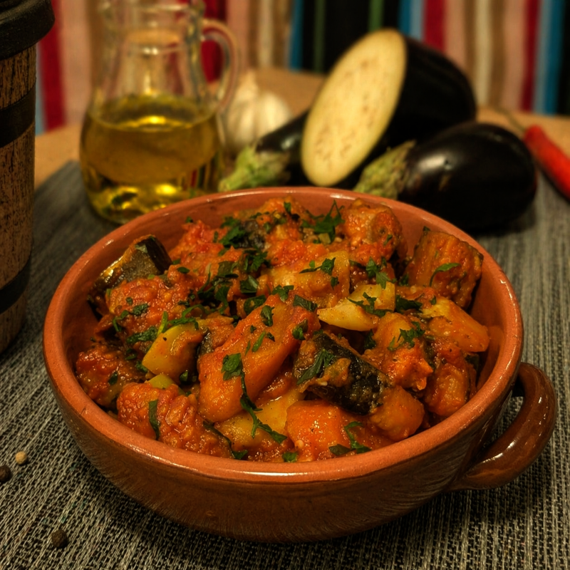 Tocăniță de legume prăjite